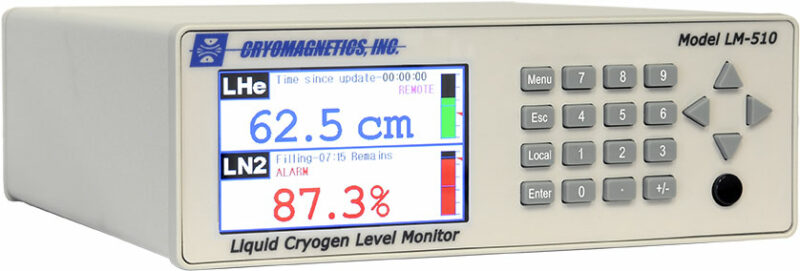 Model LM 510 Liquid Cryogen Monitor Cryomagnetics