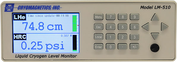 Model LM-510-13 Liquid Cryogen Level Monitor Recondenser Controller